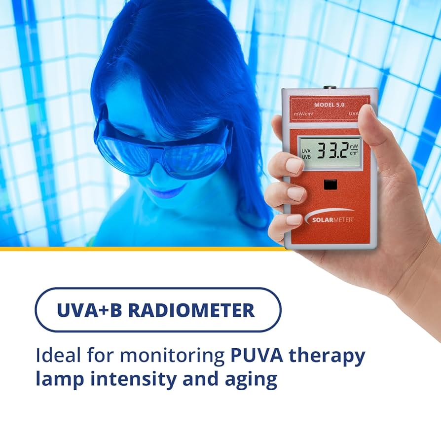 Solarmeter Model 5.0 Digital UV Radiometer - Hand Held UV